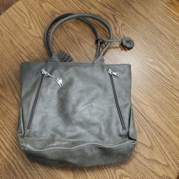 Browning Alexandria Concealed Carry Handbag - Charcoal- with keys! - Picture 2 of 10